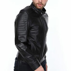 Jacob Leather Jacket // Black (M)