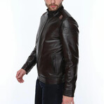 Lucas Leather Jacket // Black (L)