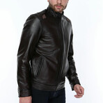 Lucas Leather Jacket // Black (L)