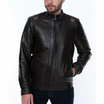 Lucas Leather Jacket // Black (L)