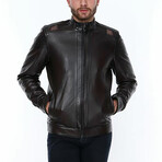 Lucas Leather Jacket // Black (L)