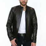 Lucas Leather Jacket // Black (L)