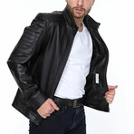 Jacob Leather Jacket // Black (M)