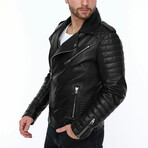 Harlow Leather Jacket // Black (M)