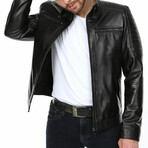 Myles Leather Jacket // Black (XL)