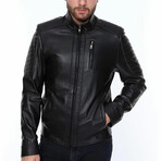 Jacob Leather Jacket // Black (M)