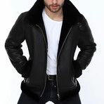 David Leather Jacket // Black (S)