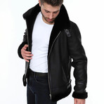 David Leather Jacket // Black (S)