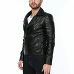 Chance Leather Jacket // Black (2XL)