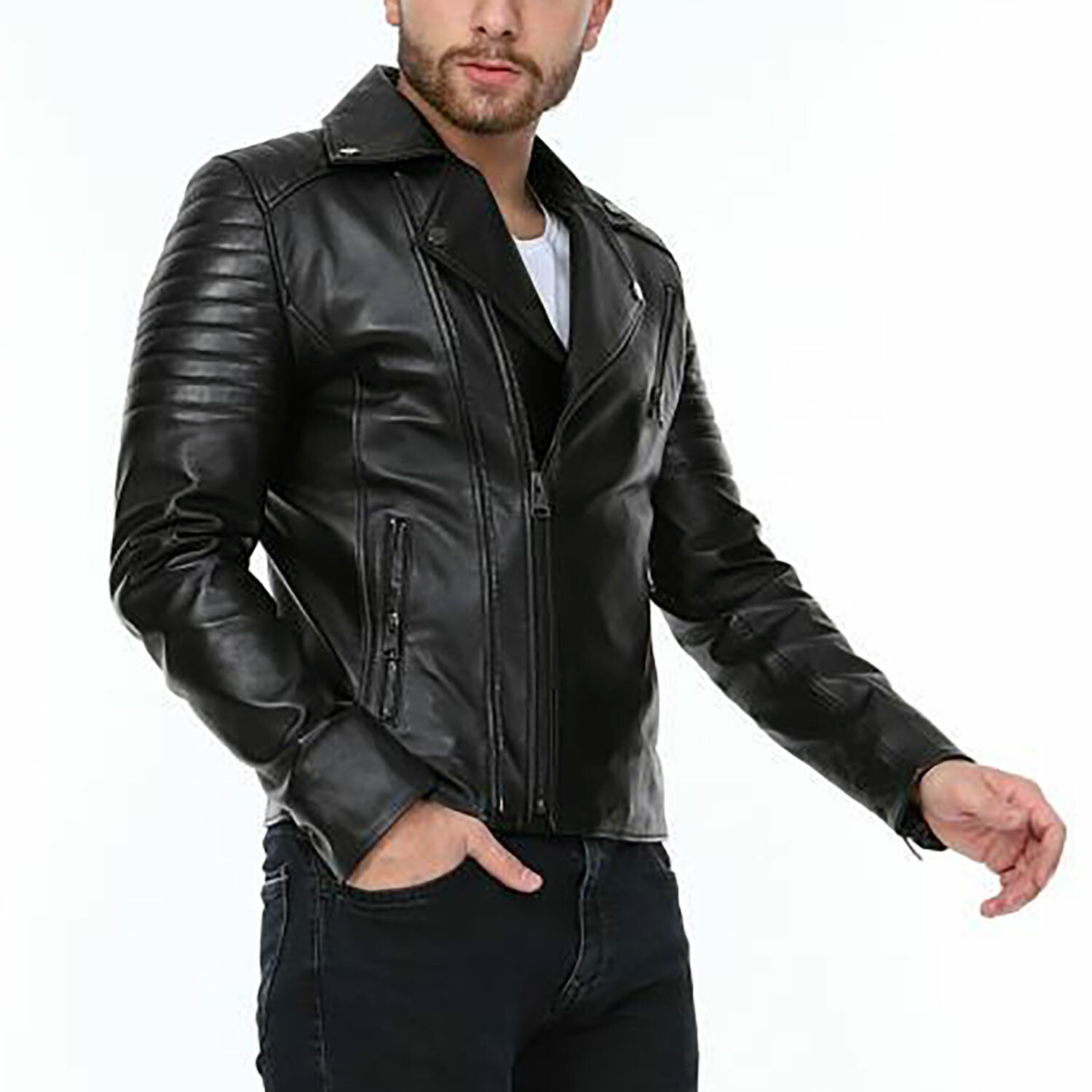 Chance Leather Jacket // Black (2XL) - Derimont - Touch of Modern