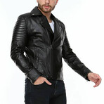 Chance Leather Jacket // Black (2XL)