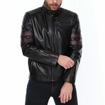 Julio Leather Jacket // Black (XL)