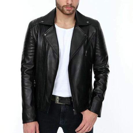 Chance Leather Jacket // Black (S)