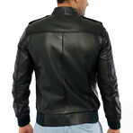 Victor Leather Jacket // Black (XL)