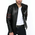 Julio Leather Jacket // Black (XL)