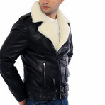 Riley Leather Jacket // Black (L)