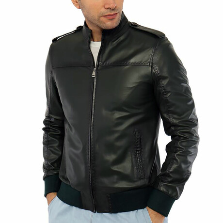 Victor Leather Jacket // Black (S)