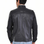 Lewis Leather Jacket // Black (2XL)