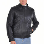 Preston Leather Jacket // Black (L)