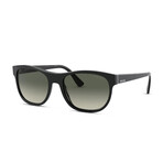 Men's Squared Sunglasses // Black + Gray
