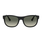Men's Squared Sunglasses // Black + Gray