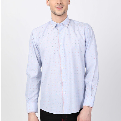 Timur Button Up Shirt // Light Blue (XS)