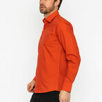 Hamza Button Up Shirt // Brick (2XL)