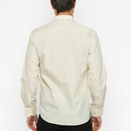Eren Button Up Shirt // Beige (L)
