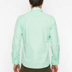 Oscar Long Sleeve Button Up Shirt // Mint (XS)