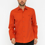 Hamza Button Up Shirt // Brick (XS)