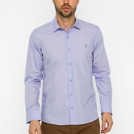Burak Button Up Shirt // Lilac (XS)