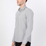 Duman Button Up Shirt // Black + White (XS)