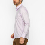 Deniz Button Up Shirt // Lilac (L)