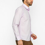 Deniz Button Up Shirt // Lilac (S)