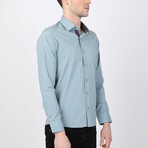 Kaan Button Up Shirt // Green (XS)