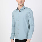 Kaan Button Up Shirt // Green (XS)