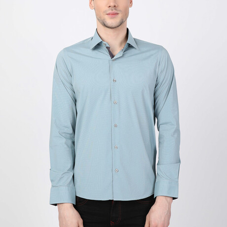 Kaan Button Up Shirt // Green (XS)