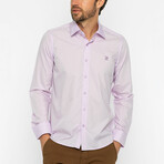 Deniz Button Up Shirt // Lilac (XS)