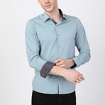 Kaan Button Up Shirt // Green (XS)