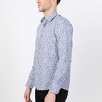 Cetin Button Up Shirt // Blue + Navy (L)