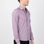 Taner Button Up Shirt // Purple (XS)