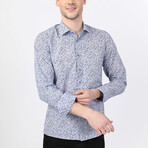 Cetin Button Up Shirt // Blue + Navy (L)