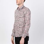 Eldar Button Up Shirt // Bordeaux (M)