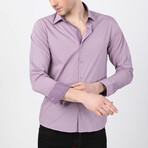 Taner Button Up Shirt // Purple (XS)