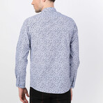 Cetin Button Up Shirt // Blue + Navy (2XL)