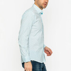 Hosmunt Button Up Shirt // Turquoise (XS)