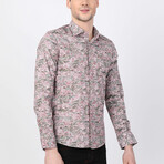 Eldar Button Up Shirt // Bordeaux (XS)