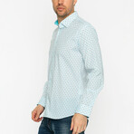 Hosmunt Button Up Shirt // Turquoise (S)