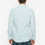 Hosmunt Button Up Shirt // Turquoise (L)