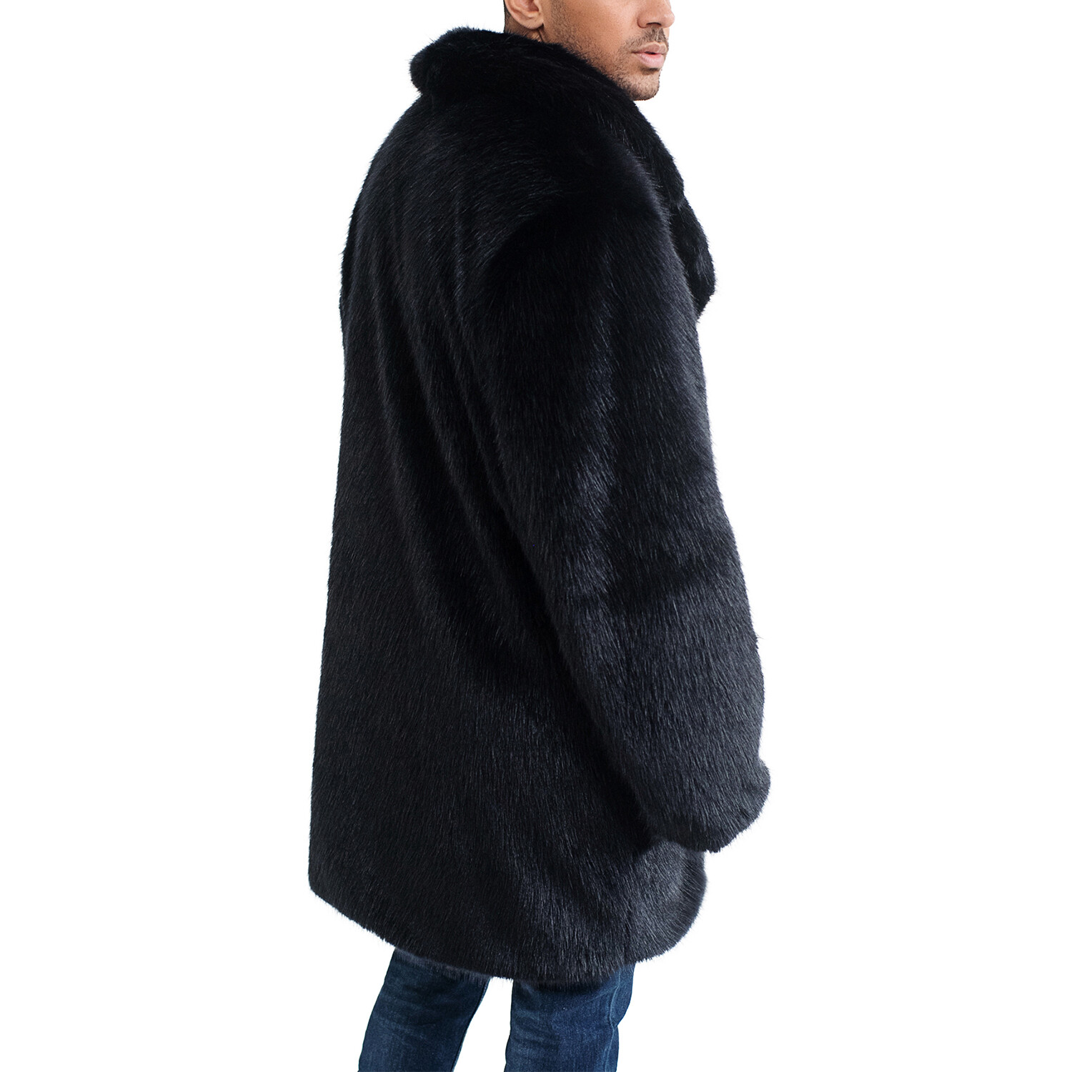 Reversible Storm Coat // Black (XL) - Fabulous Furs - Touch of Modern